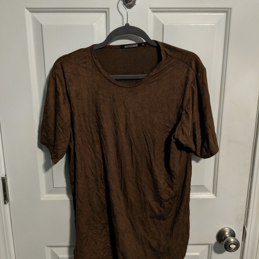 Men's drop tail Rustic Dime shirt